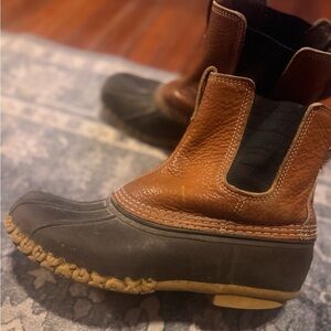 LL BEAN Men's Bean Boots, 6.5" Chelsea size 8